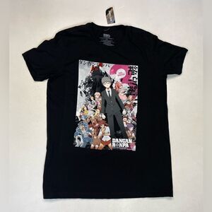 Danganronpa 3 The End Of Hope's Peak High School T-shirt Men Large Black NWT